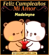 GIF Feliz Cumpleaños mi Amor Madeleyne